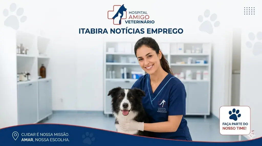 Ama animais e quer trabalhar com eles? Hospital Amigo Veterinário de Itabira está contratando