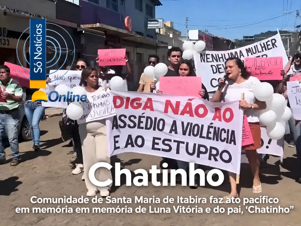 Ato em Santa Maria de Itabira reúne moradores em memória de Luna e Raimundo