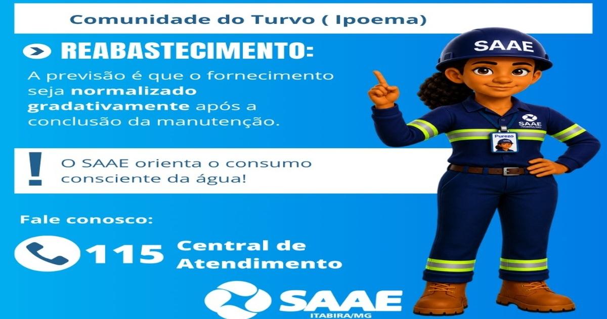 Redução na vazão de poço pode afetar abastecimento de água no Turvo, em Ipoema