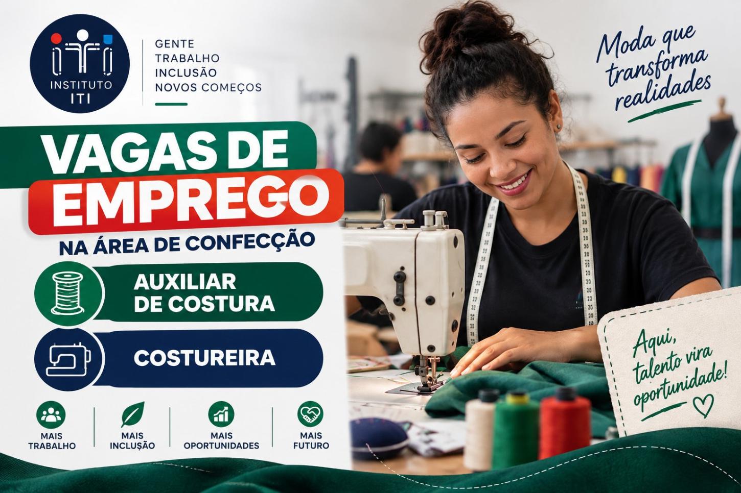 Instituto ITI abre vagas de emprego com salários de até R$ 1.950