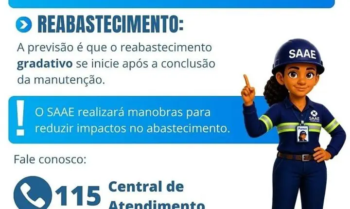 Parada da Vale pode afetar abastecimento de água em 12 bairros de Itabira